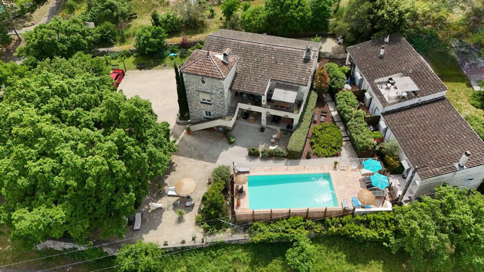 Gîtes Le Mas du Vieux Chêne Salavas Exterior foto